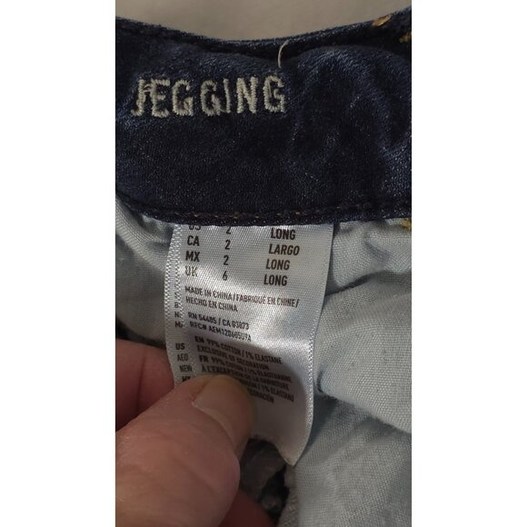 American Eagle Outfitters Super Stretch Denim Jegging Size 2 Long Women's - Picture 5 of 7